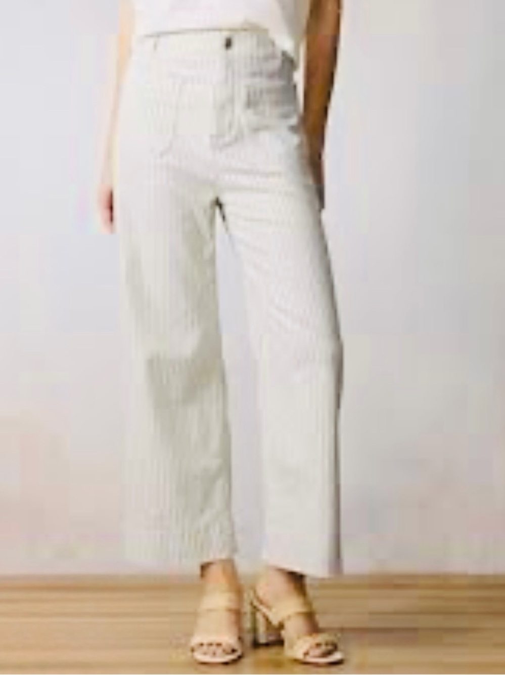 LC Lauren Conrad NWT Cropped Wide-Leg Pants size 8